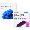 Bundle Deal: Windows 11 Pro + Microsoft Office 2024 Pro Plus (Lifetime, 1 PC, Digital Download) $16.99