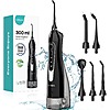 COSLUS 300ml Cordless Portable Rechargeable Water Flosser (Black) $7 + Free Shipping w/ Prime on orders $35+
