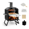 Costway 2-Layer Pizza Oven with Removable Cooking Rack and Folding Legs $80 + Free Shipping