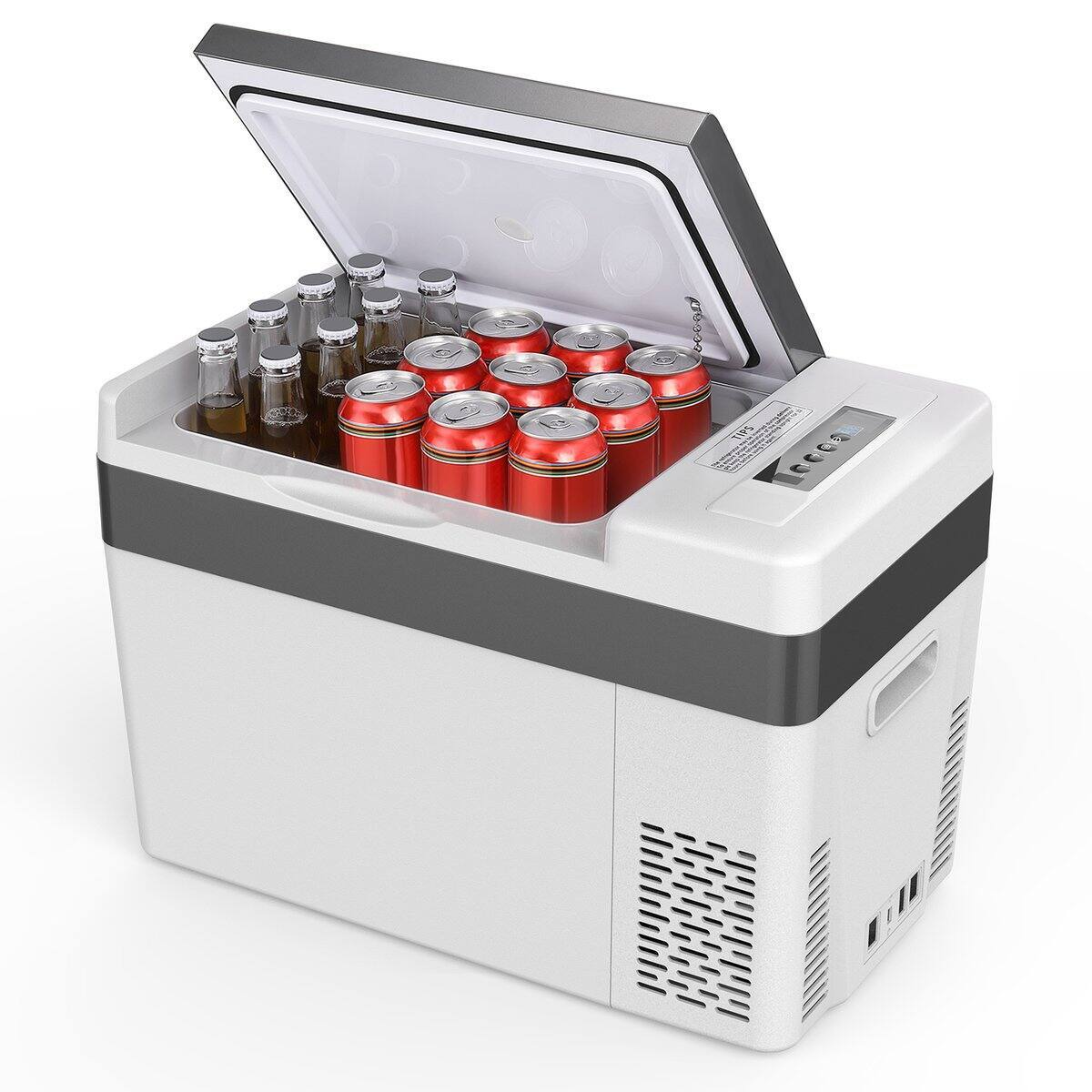 BougeRV 30 Quarts Portable Car Cooler/Freezer ( 12/24V DC or 110240V