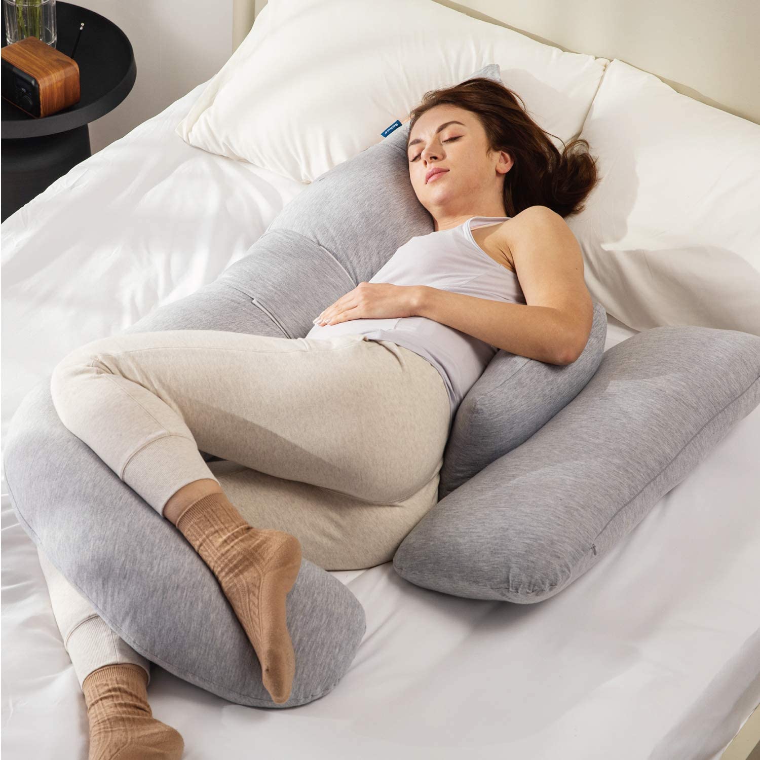 Bedsure H-Shaped Adjustable Pregnancy Body Pillow for $22.50 + Free Shipping