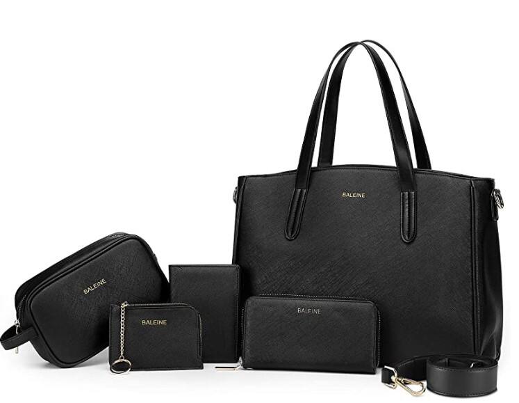BALEINE 5 Pcs Handbag Set (5 colors) $17.48 - $18.98 + Free Shipping w/ Prime or Orders $25+