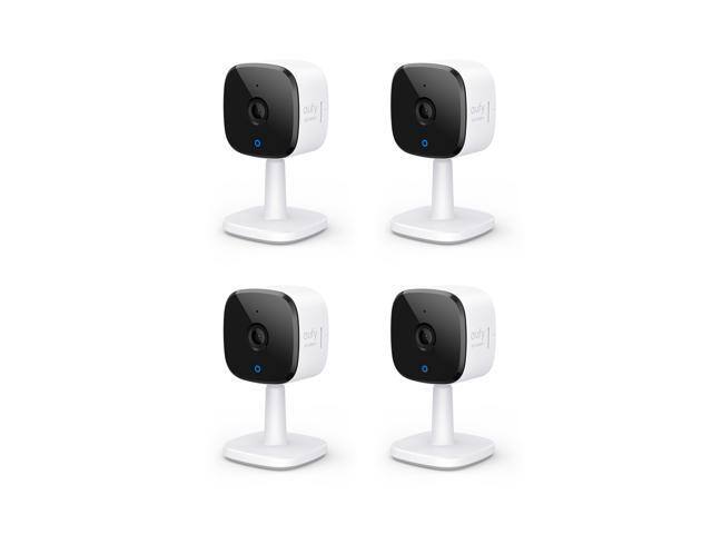 Eufy Security 2K Indoor Cam (4 Pack), Plug-in Security Indoor Camera with Wi-Fi, IP Camera, Human and Pet AI, Works with Voice Assistants for $115.99 + FS