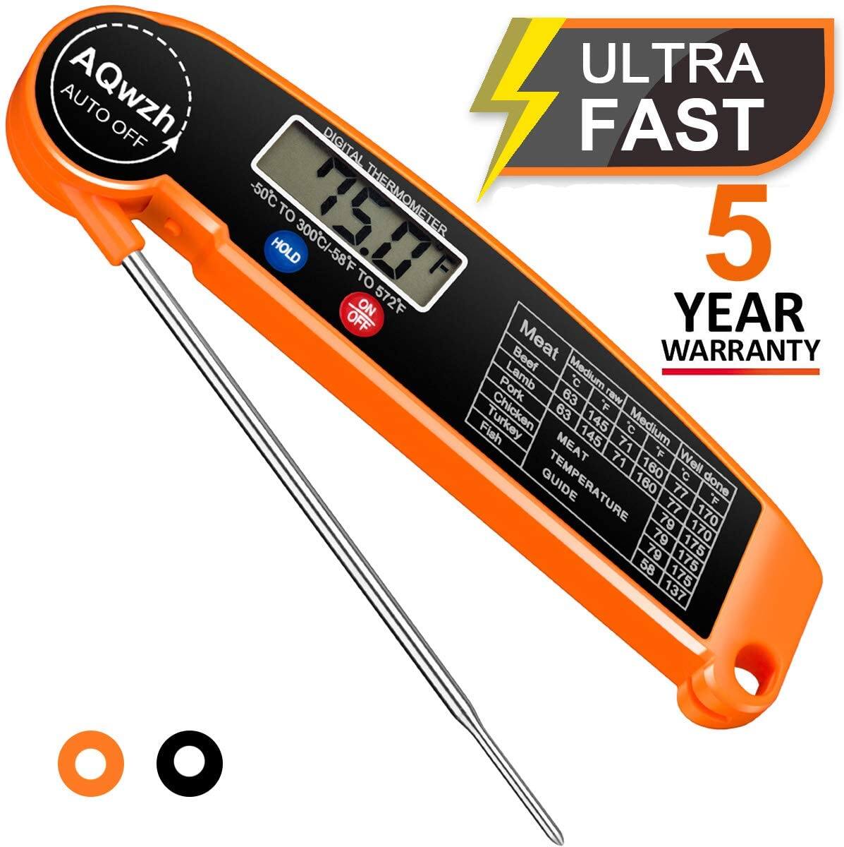 AQwzh Meat Thermometer Instant Read for $7.46 at Walmart