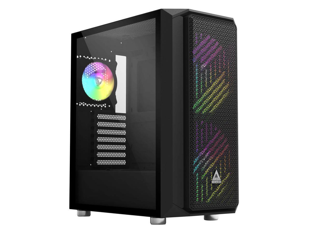 Montech Air X ARGB - Black ATX Mid-Tower Gaming Case (plus $10 Newegg Gift Card) for $59.99 w/ FS
