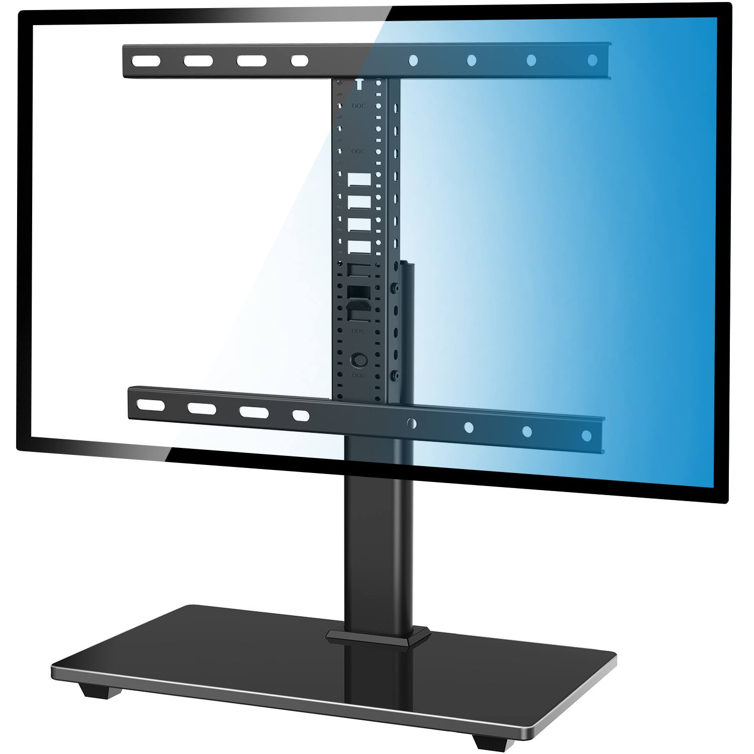 PERLESMITH Universal Table Top TV Stand for 3255 inch Flat/Curved TVs