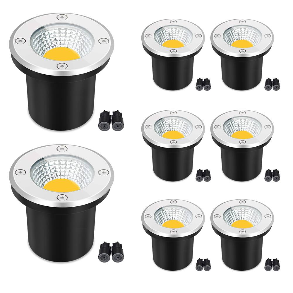 8-Pack SUNWAY Low Voltage Landscape Lights,  Outdoor 3W/5W COB LED LED In-ground Light - $43.98 - $52.98 + Free Shipping