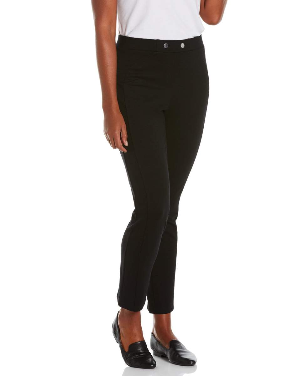 Rafaella Extra 25% Off Clearance Items: Ponte Knit Pull-On Ankle Pant Comfort Fit for $18