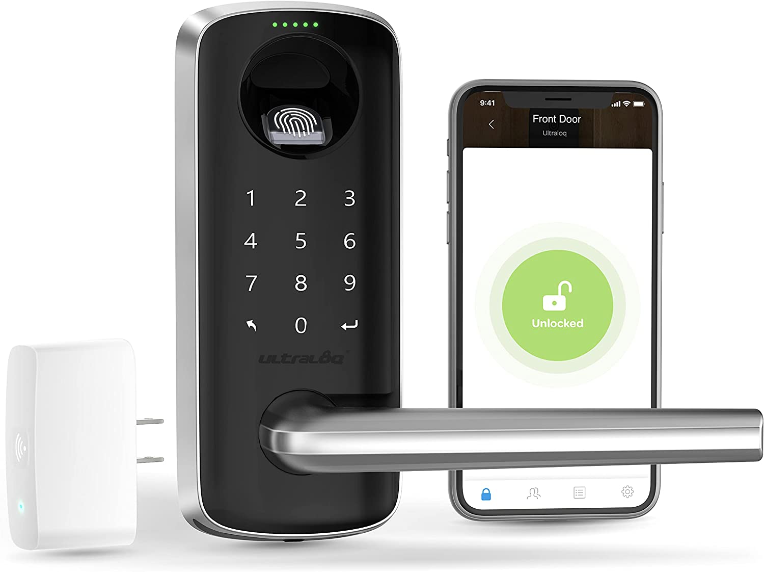 Ultraloq Lever Fingerprint Smart Door Lock with Bridge $125 + Free Shipping