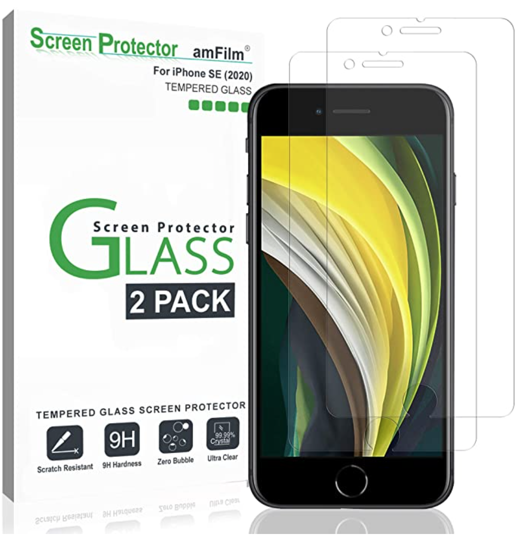 amFilm Glass Screen Protectors for iPhone 13 Pro Max, iPad Mini 6, and iPhone SE, from $3.98 + Free Shipping w/ Prime or orders $25+