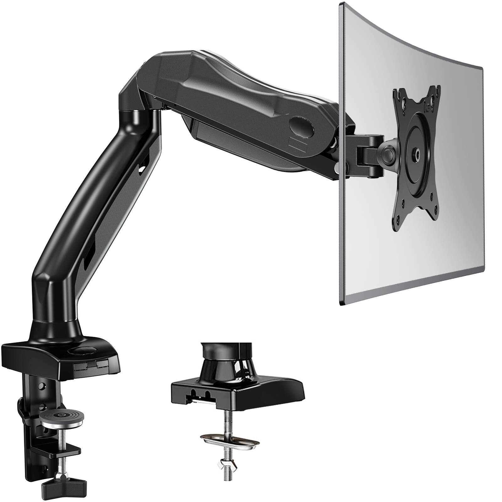Perlesmith Single Monitor Mount with Articulating Gas Spring Fits 17-27 inch Monitors only for $18.99 + Free Shipping