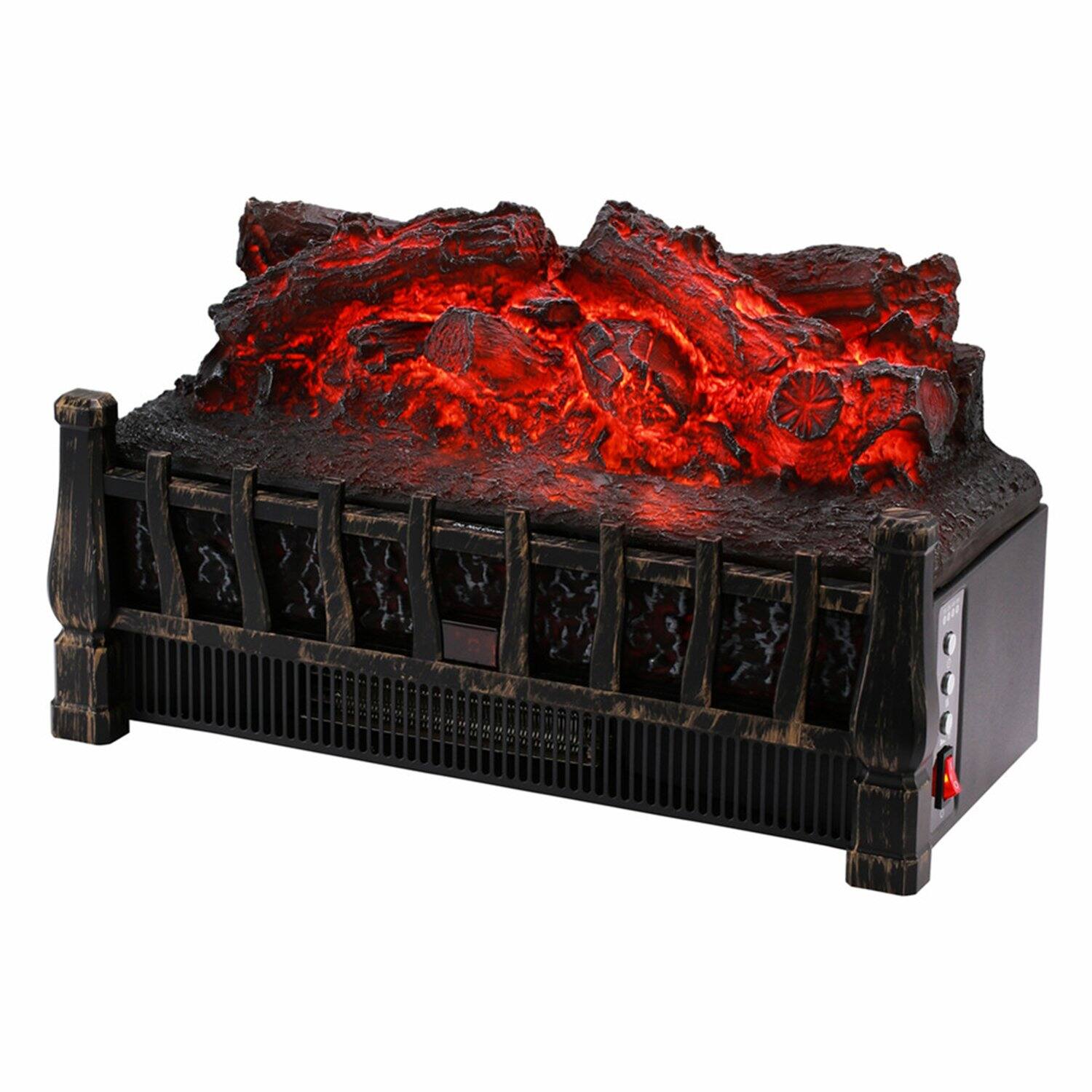 Ainfox 1500W 120V Electric Fireplace Artificial Crude Wood for $102.00 + Free Shipping