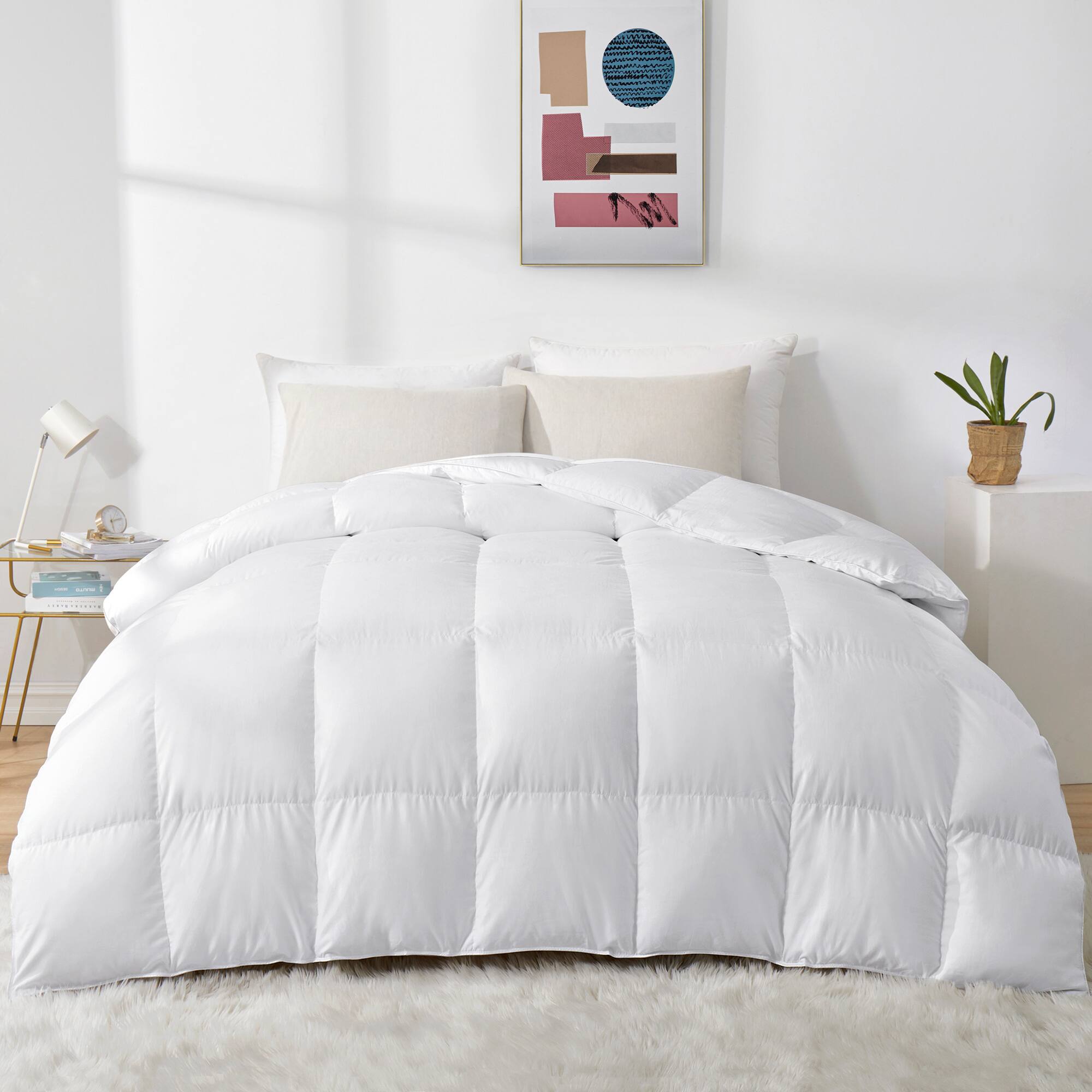 Black Friday Sale: Get 25% OFF on Extra Warmth Down Comforter for Winter Soft and Wrinkle-resistant Fabric 360 TC, Twin $127.5, Full/Queen $150, King $172.5 + Free Shipping