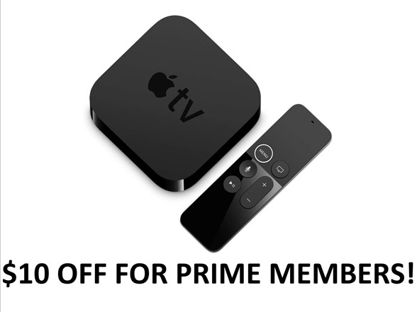 Apple TV 4K, $99.99 Prime Discount + Free Shipping for Prime Members