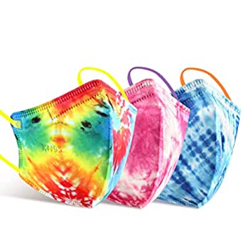 MISSAA 30PCS Small Size KN95 5-Layer Disposable Face Masks ( Tie-dye) $11.39