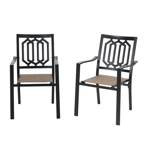 PHI VILLA Outdoor Patio Dining Chair from $126.40 + Free Shipping
