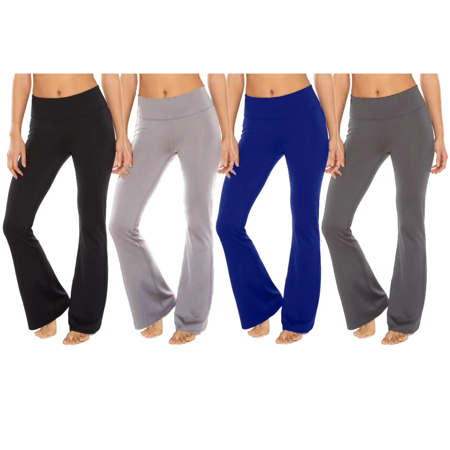 3-Pack Assorted Women's High Waist Tummy Control Yoga Pants for $31.99 + Free Shipping