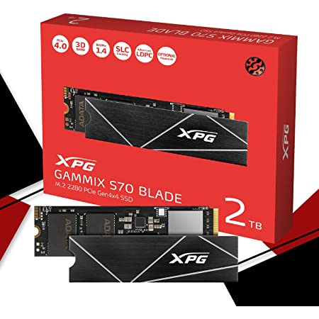 XPG 2TB GAMMIX S70 Blade - Works with Playstation 5, PCIe Gen4 M.2 2280 Internal Gaming SSD Up to 7,400 MB/s for $219.99 + Free Shipping