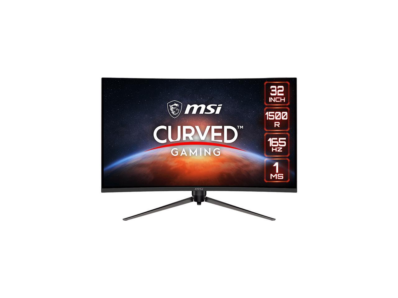 MSI Optix AG321CR 32" Curved Gaming Monitor VA 1080p 165Hz 1ms + $10 Newegg Promo GC, $249.99 + Free Shipping