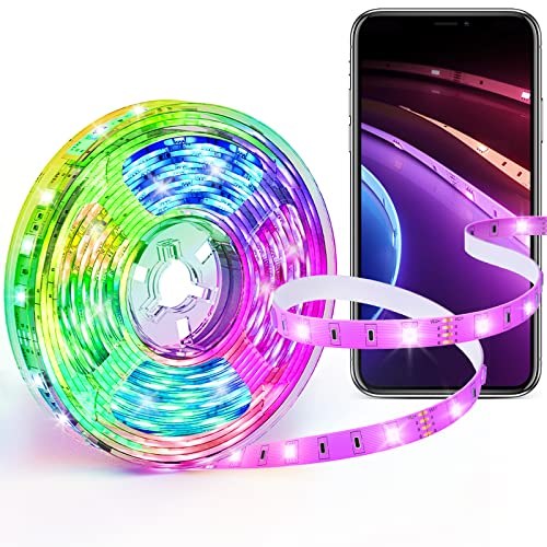 SwitchBot 16.4ft Smart RGB LED Strip Lights (16 Scenes Modes and Music Sync with Remote Control) $10.99 + Free Shipping w/ Prime or orders $25+