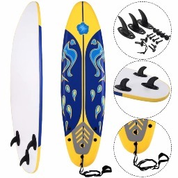Sugift 6 ft Surfboard with Removable Fins for $74.99 + Free Shipping