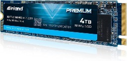 Inland Premium 4TB M.2 SSD - 6000TBW - Read/Write Speed up to 3400MB/s and 3000MB/s, TLC 3D NAND for $499.99 + Free Shipping