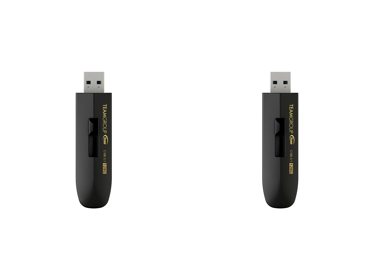 2-count 128GB Team Group C186 USB 3.1 Flash Drive $15 + Free Shipping