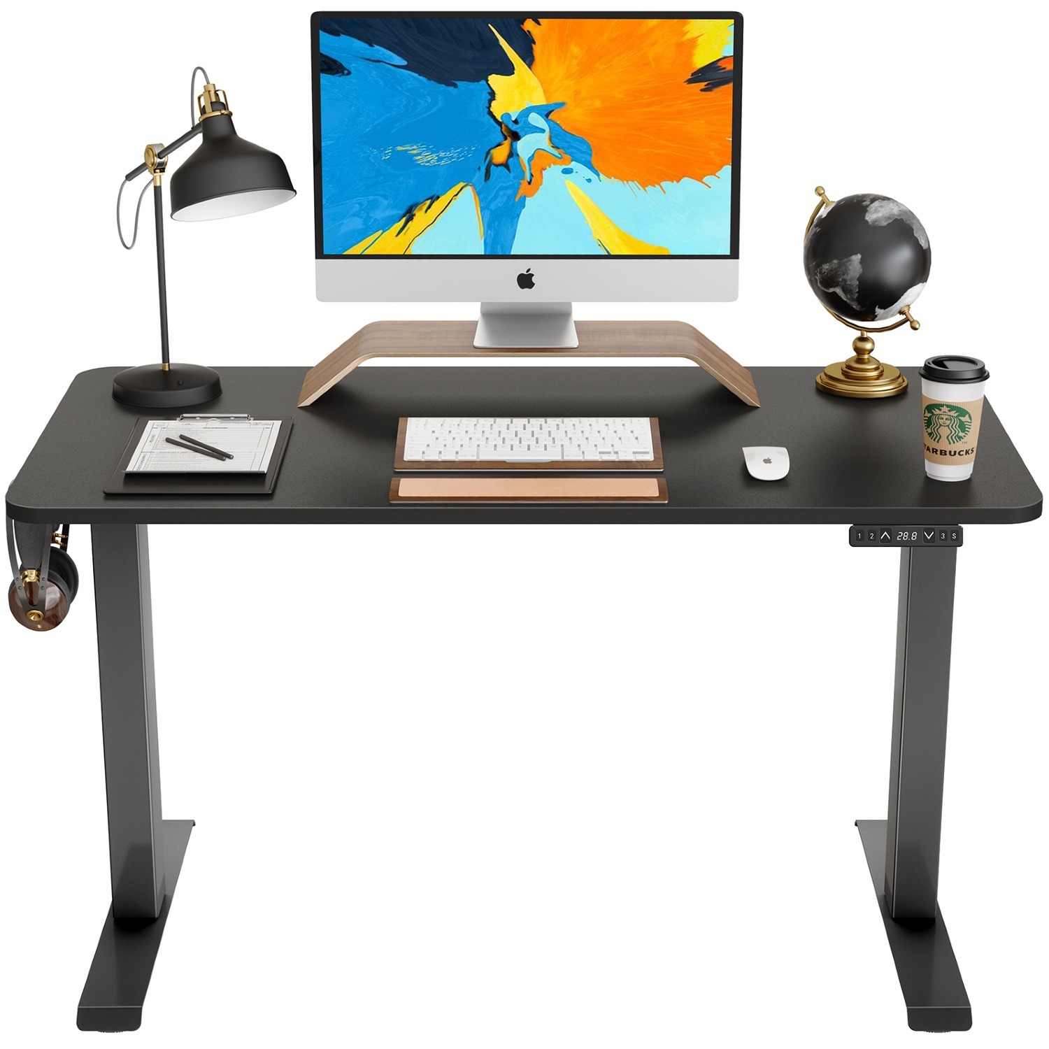 Famisky Dual Motor Adjustable Height Electric Standing Desk 40" x 24" $159.99 and More + Free Shipping