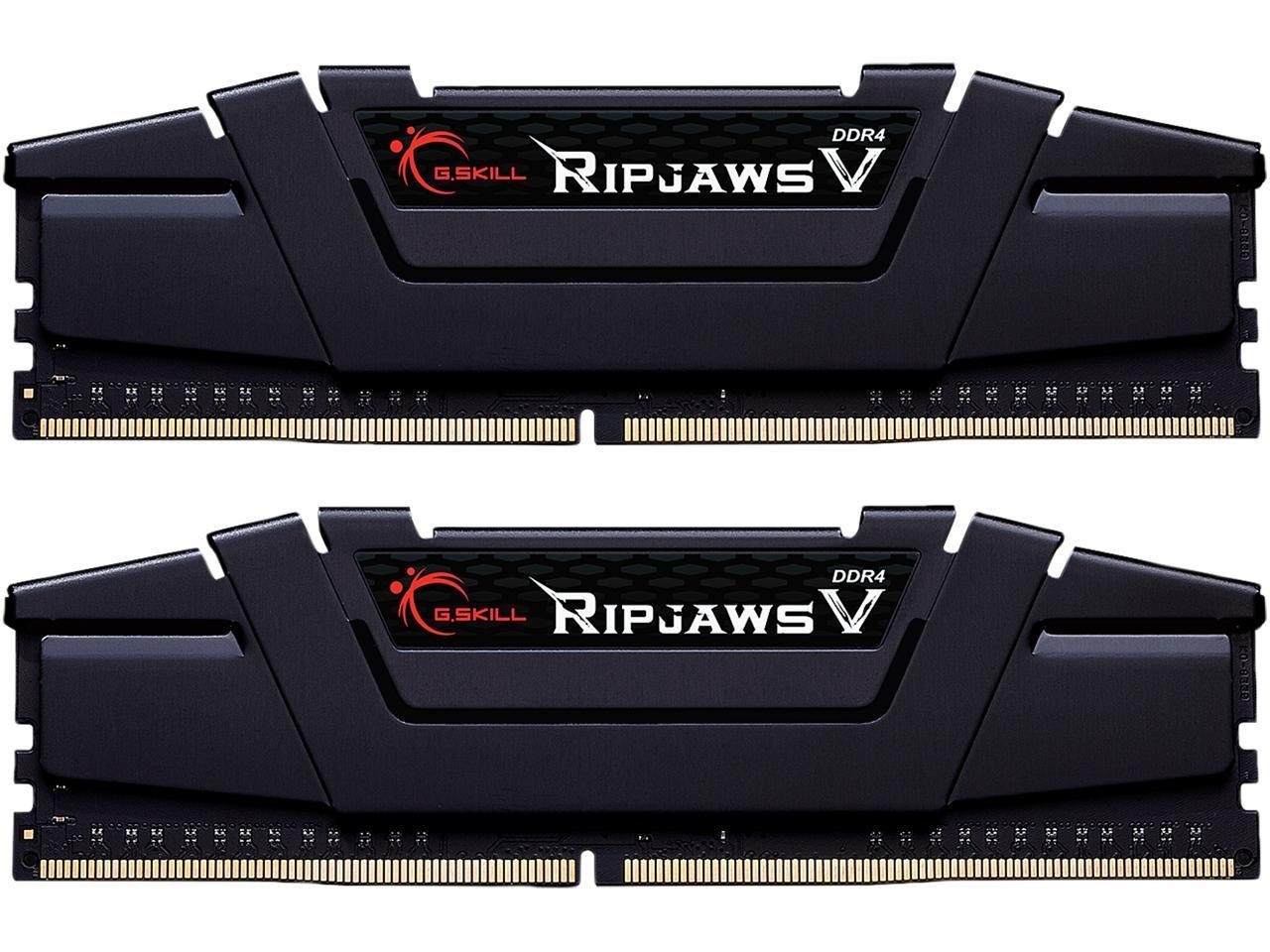 64GB (2x32GB) G.Skill RipJaws V Series DDR4 3600MHz CL18 RAM Desktop Memory Kit $141 + Free Shipping