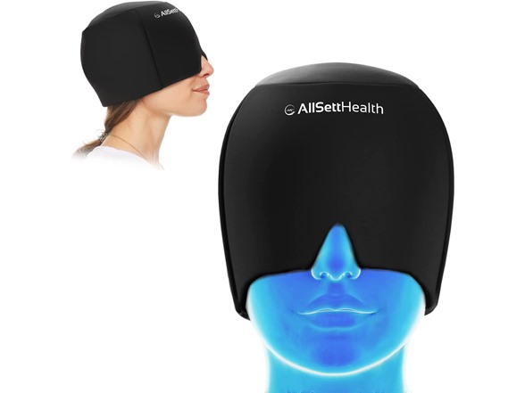 Prime Members: AllSett Health Form Fitting Migraine Relief Ice Head Wrap $11 and More + Free Shipping w/ Prime