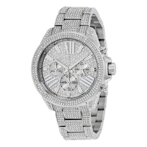 Michael Kors Women's Wren Chronograph Crystal Pave Watch $220 + Free Shipping