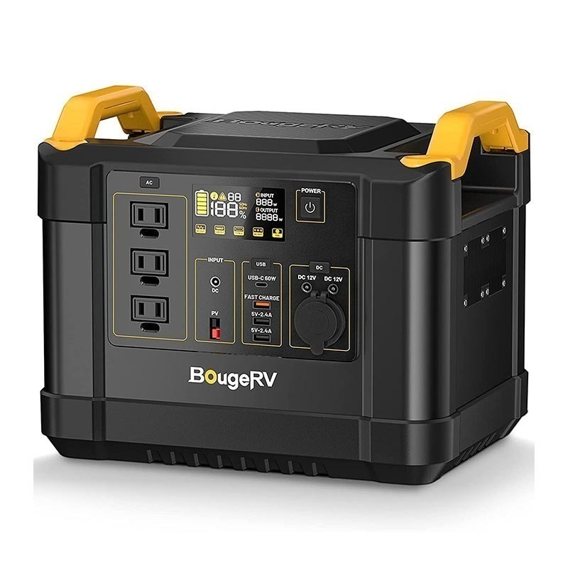 BougeRV 1120Wh LifePO4 Fort Portable Battery Backup/Power Station $600 and More + Free Shipping