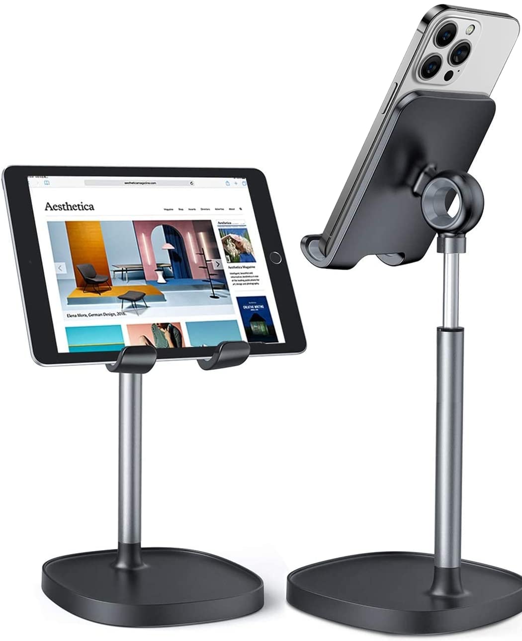 LISEN Adjustable Cell Phone Stand $6 + Free Shipping w/ Prime or orders $25+