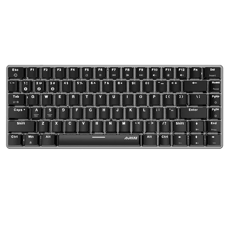 Ajazz AK33 Wired Mechanical Keyboard (Black or White Keyboard w/ Red or Blue Switches) $32.99 & More +Free Shipping