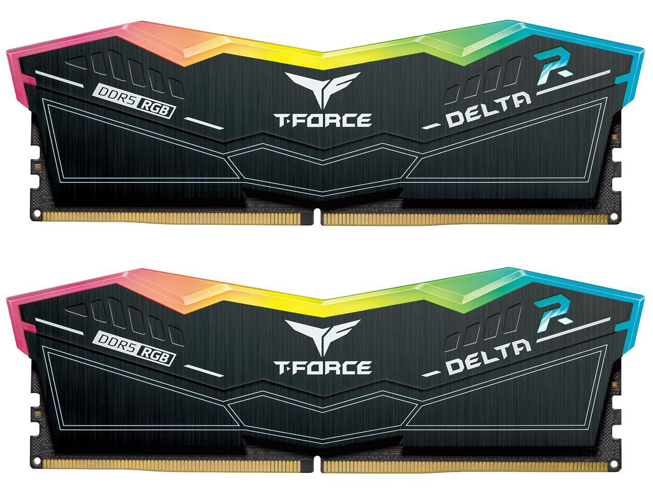 32GB (2x16GB) Team T-Force Delta RGB DDR5 6000 CL38 Desktop Memory RAM $85 + Free Shipping