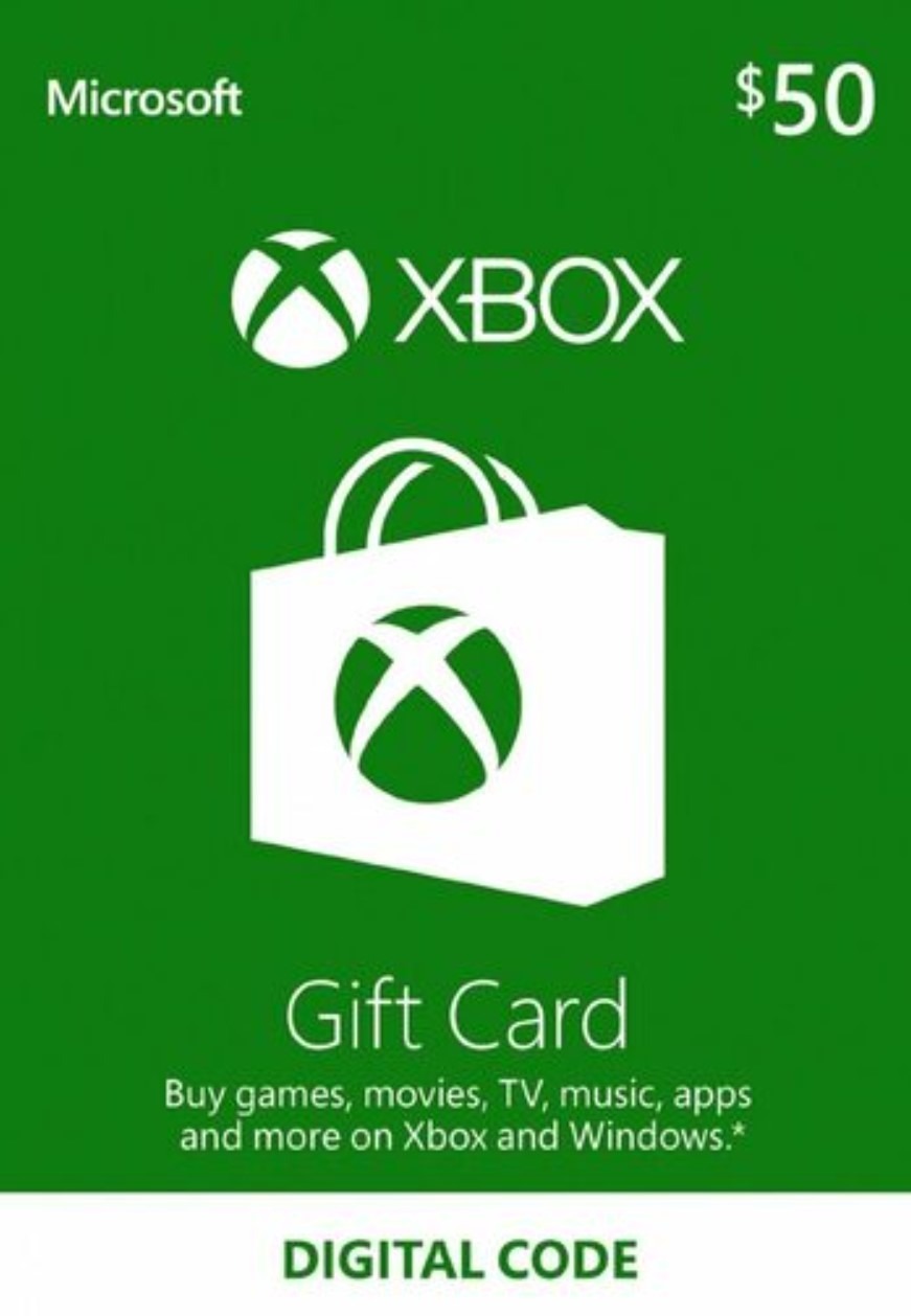 $50 Xbox Gift Card (Digital Delivery) $39.90