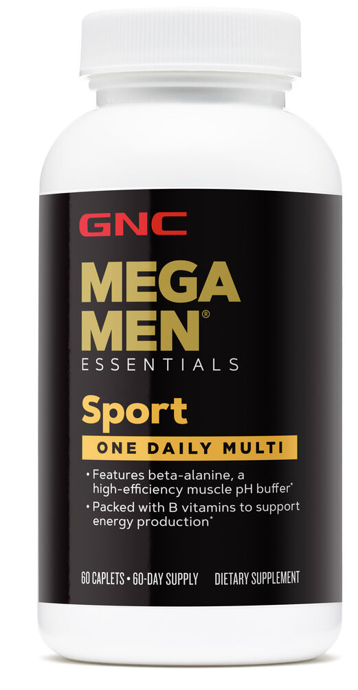 60 Caplets GNC Mega Men Sport One Daily Multivitamin $6.15 & More + Free Shipping $39.99+ or Free Store Pick Up