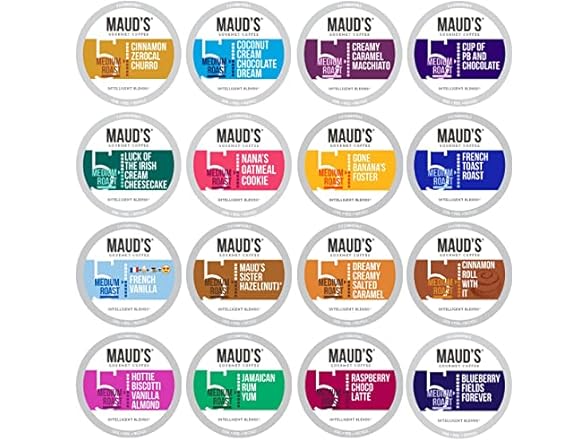 Maud's Variety Pack Coffee Pods 80 Count $23 & More + Free Shipping w/ Prime