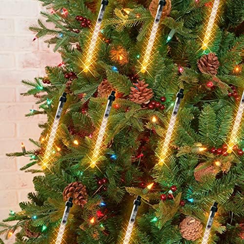 4" 18 Tubes 360 LED Meteor Shower Rain Christmas Tree Lights (Warm White) $7 + Free Shipping w/ Prime or orders $35+