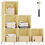 SONGMICS 11.8&quot; x 11.8&quot; x 11.8&quot; 6 Cube Storage Organizer $15 + Free Shipping w/ Prime or orders $35+