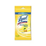 48-Count 15-Sheet Lysol Disinfecting Wipes Travel Size Flatpacks (Lemon Scent) $15 &amp; More + Free Shipping w/ Prime