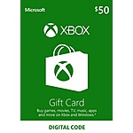 $50 Xbox Gift Card (Digital Delivery) for $41.81