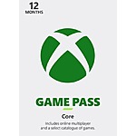 12-Months of Xbox Game Pass Core (Digital Delivery) $40.94