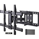MountFTV Full Motion TV Wall Mount Bracket (Fits 37-90" TVs, up to 132-lbs) $21.60 + Free Shipping