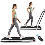 Goplus Superfit 2-in-1 2.25HP Folding Treadmill w/ App &amp; Remote Control, LED Display (Various Colors) $104 + FS