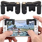 Mobile Phone Gaming Fire Button Trigger L1R1 Shooting Controller 2PCS - Black $1.29 + Free Shipping