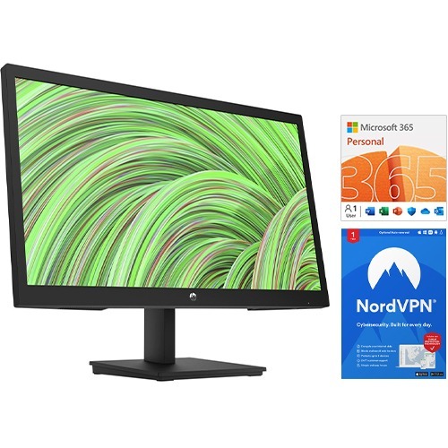 HP V22v G5 22" Class Full HD Gaming LCD Monitor + Microsoft 365 Personal 12 Month Auto-Renewal + NordVPN 1-Year Subscription (Digital Download) $86 & More + Free Shipping