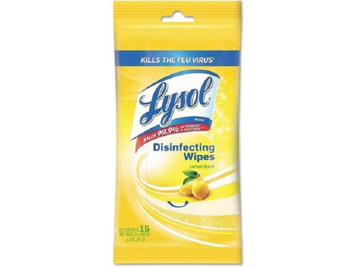 48-Count 15-Sheet Lysol Disinfecting Wipes Travel Size Flatpacks (Lemon Scent) $20 & More + Free Shipping w/ Amazon Prime