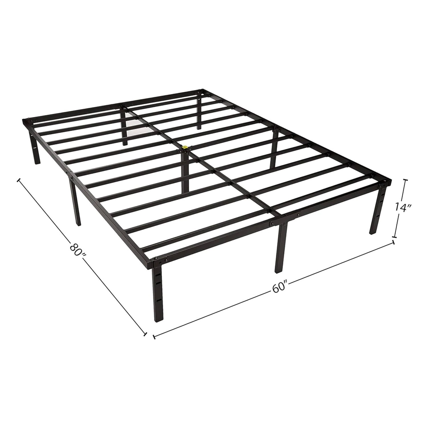 Amazon Basics Bed Frame with Steel Slats: Twin $32, Full $40, Queen $48 + Free Shipping