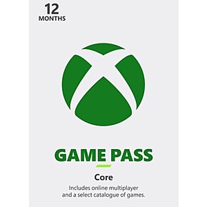 12-Months of Xbox Game Pass Core (Digital Delivery) $  40.94